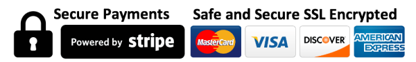 Secure Payments powered by Stripe · Visa · Mastercard · Amex