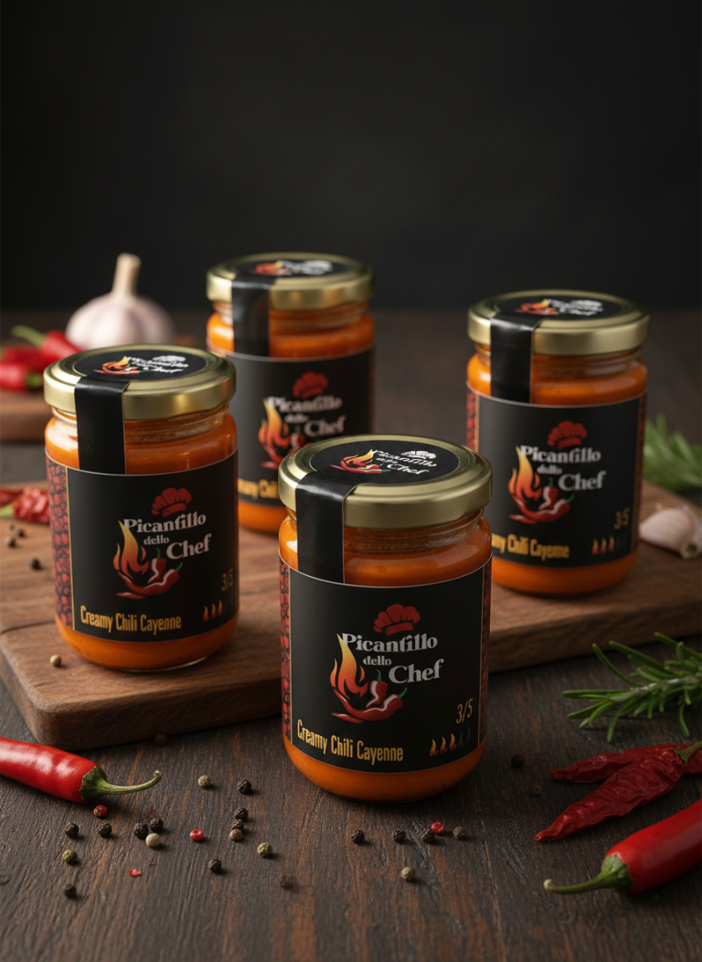 Creamy Chilli Cayenne Family Box da 4 vasetti