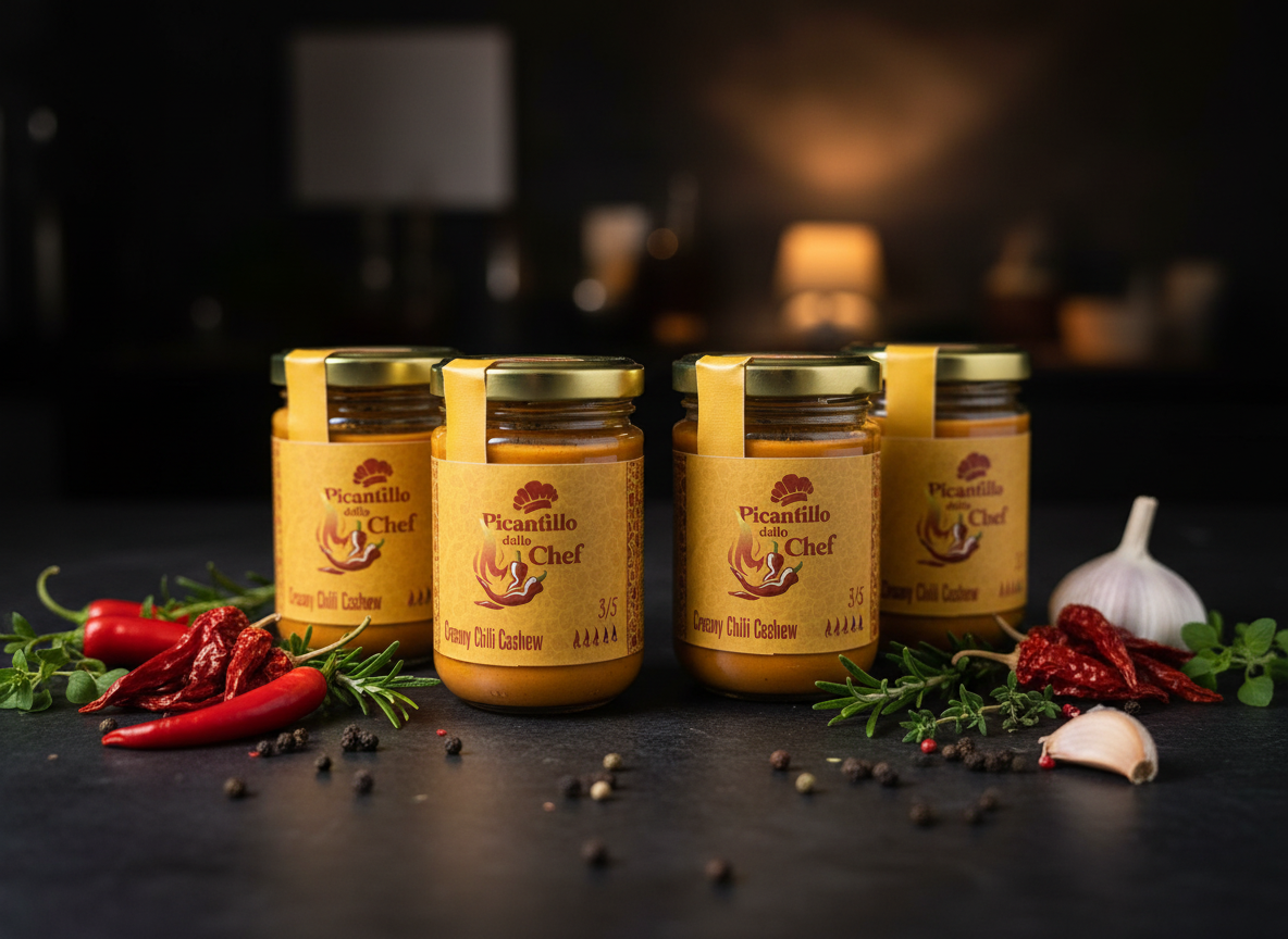 Creamy Chili Caschew Family Box da 4 vasetti